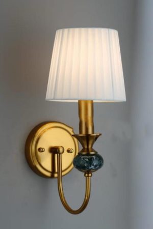 The Verona Classic Pleated Sconce