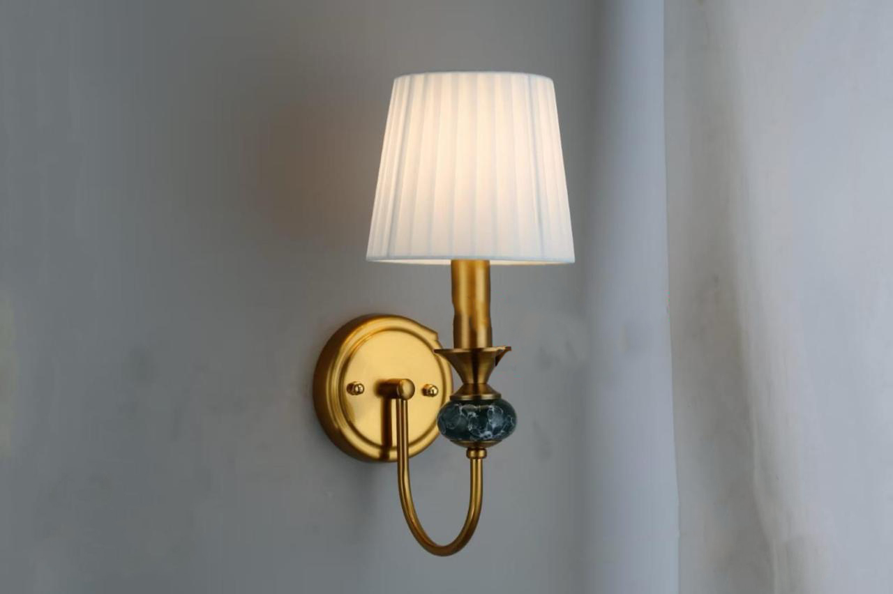 The Verona Classic Pleated Sconce