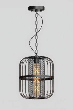 The Foundry Mesh Cage Pendant