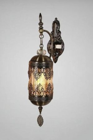 The Marrakech Carved Wall Lantern