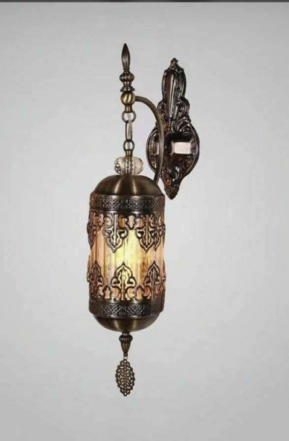 The Marrakech Carved Wall Lantern