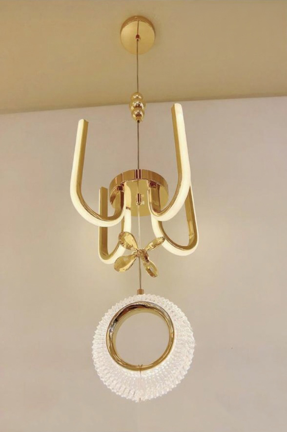 The Aurora Petal LED Pendant