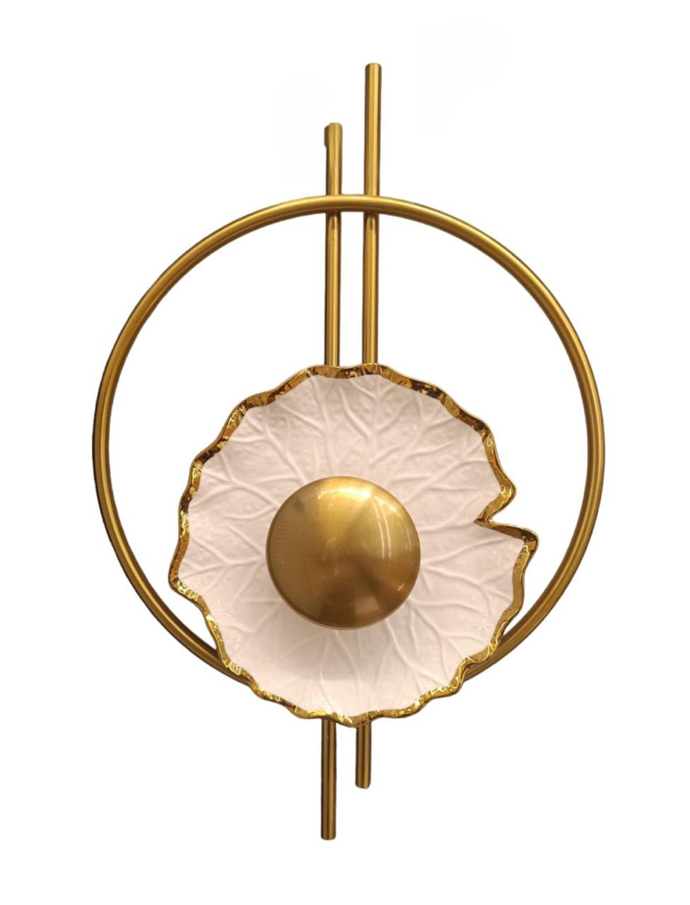 The Gilded Lotus Bloom Wall Sculpture