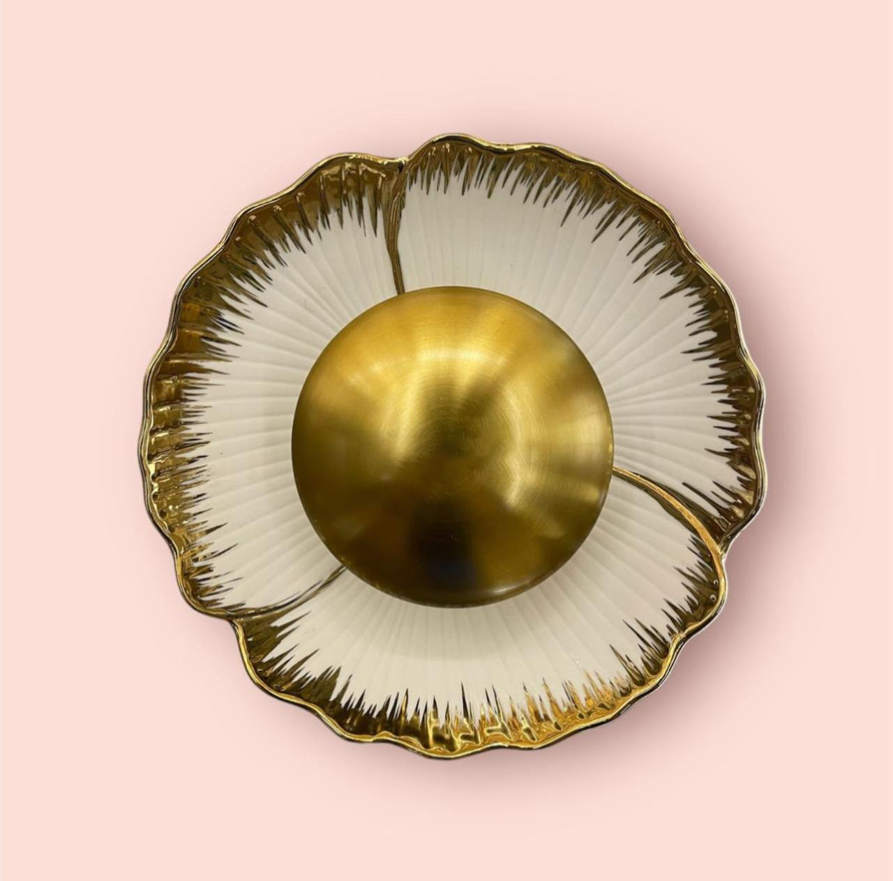 The Gilded Petal Wall Sconce