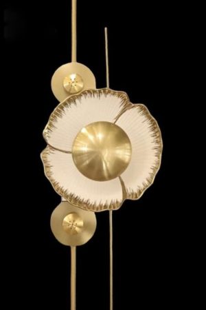 The Gilded Bloom Vertical Accent