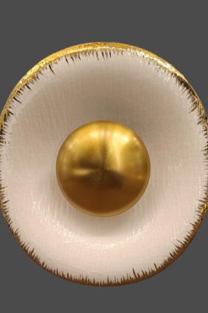 The Gilded Halo Wall Sconce