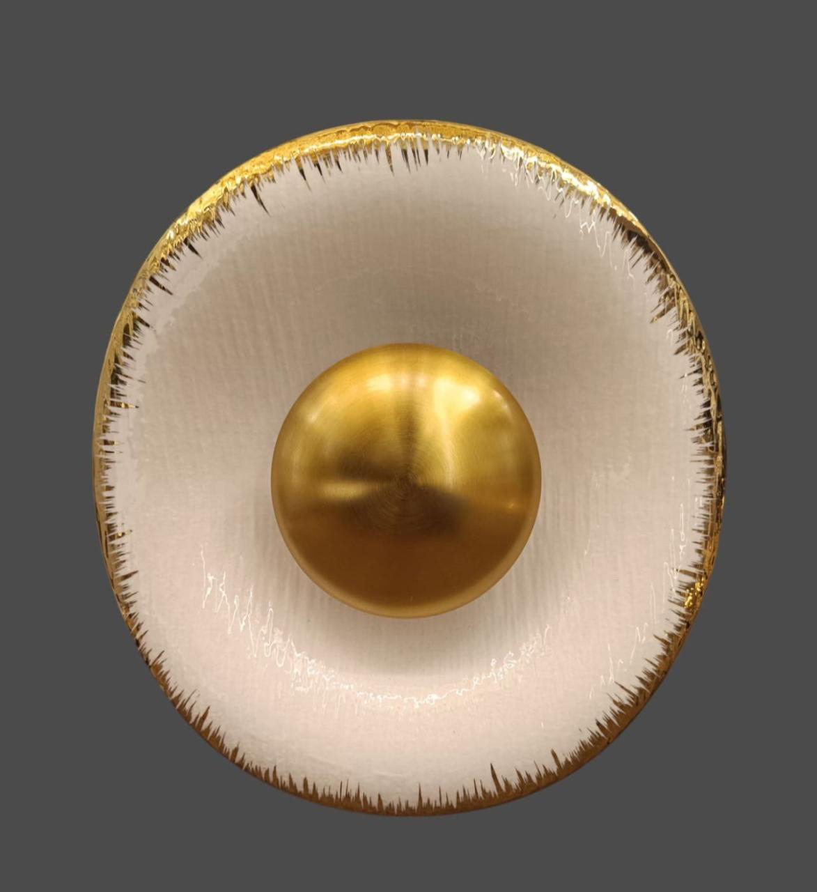 The Gilded Halo Wall Sconce