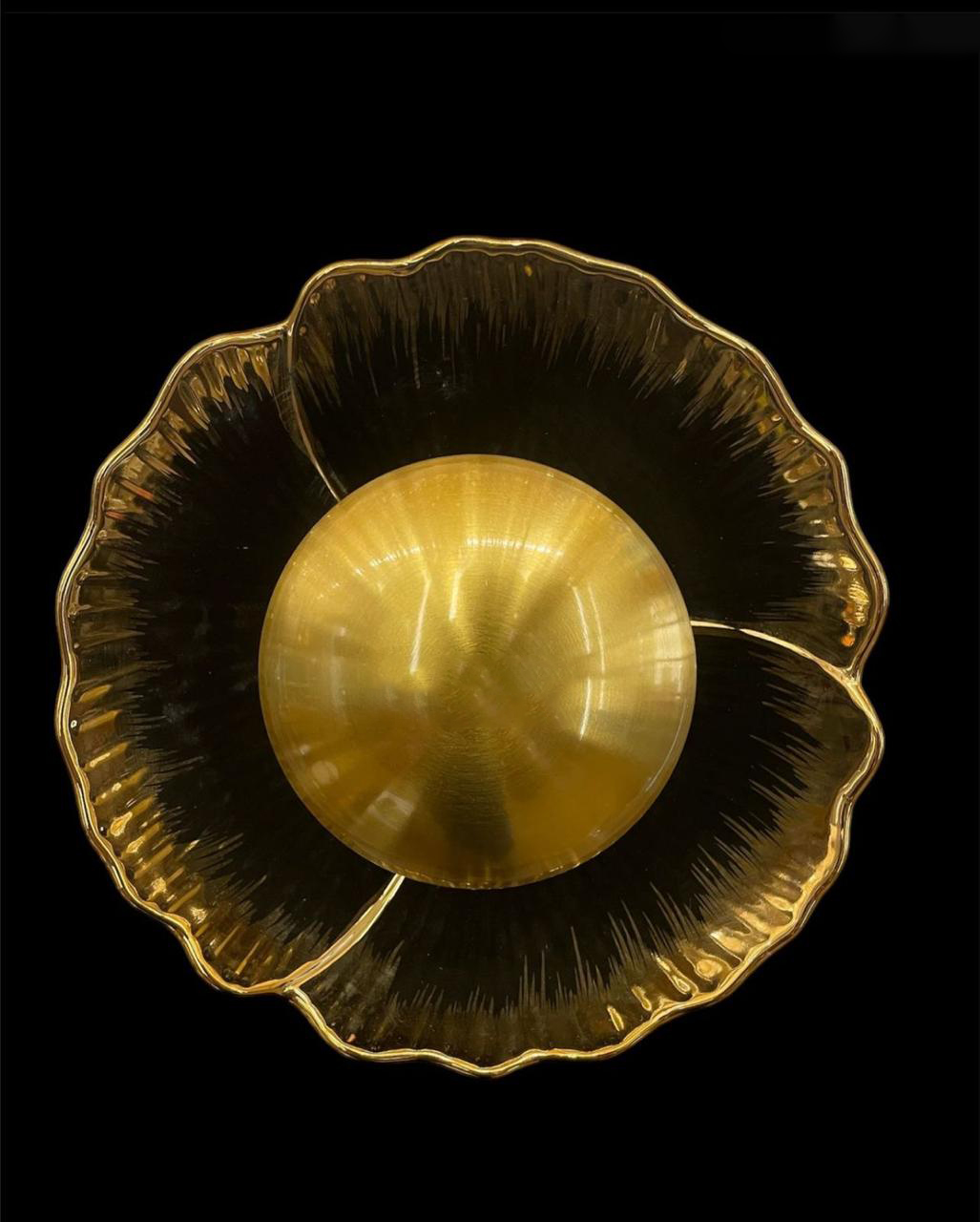 The Gilded Translucent Poppies Sconce