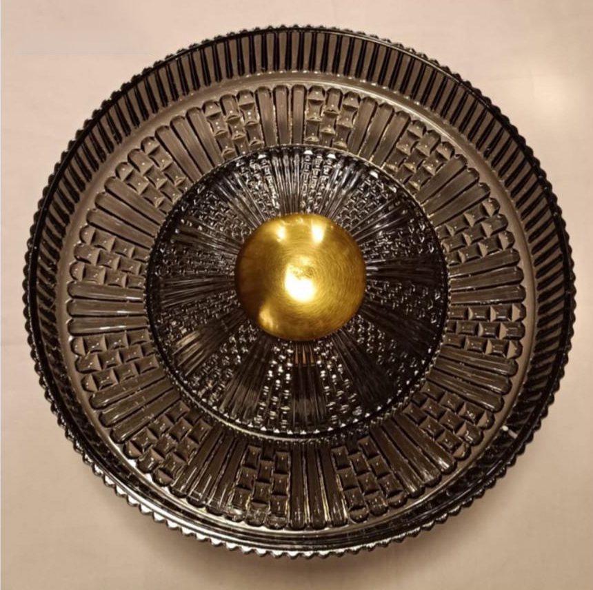 The Gilded Art Deco Disc Sconce