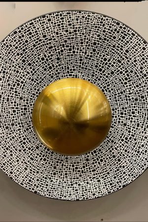 The Golden Mosaic Disc Sconce