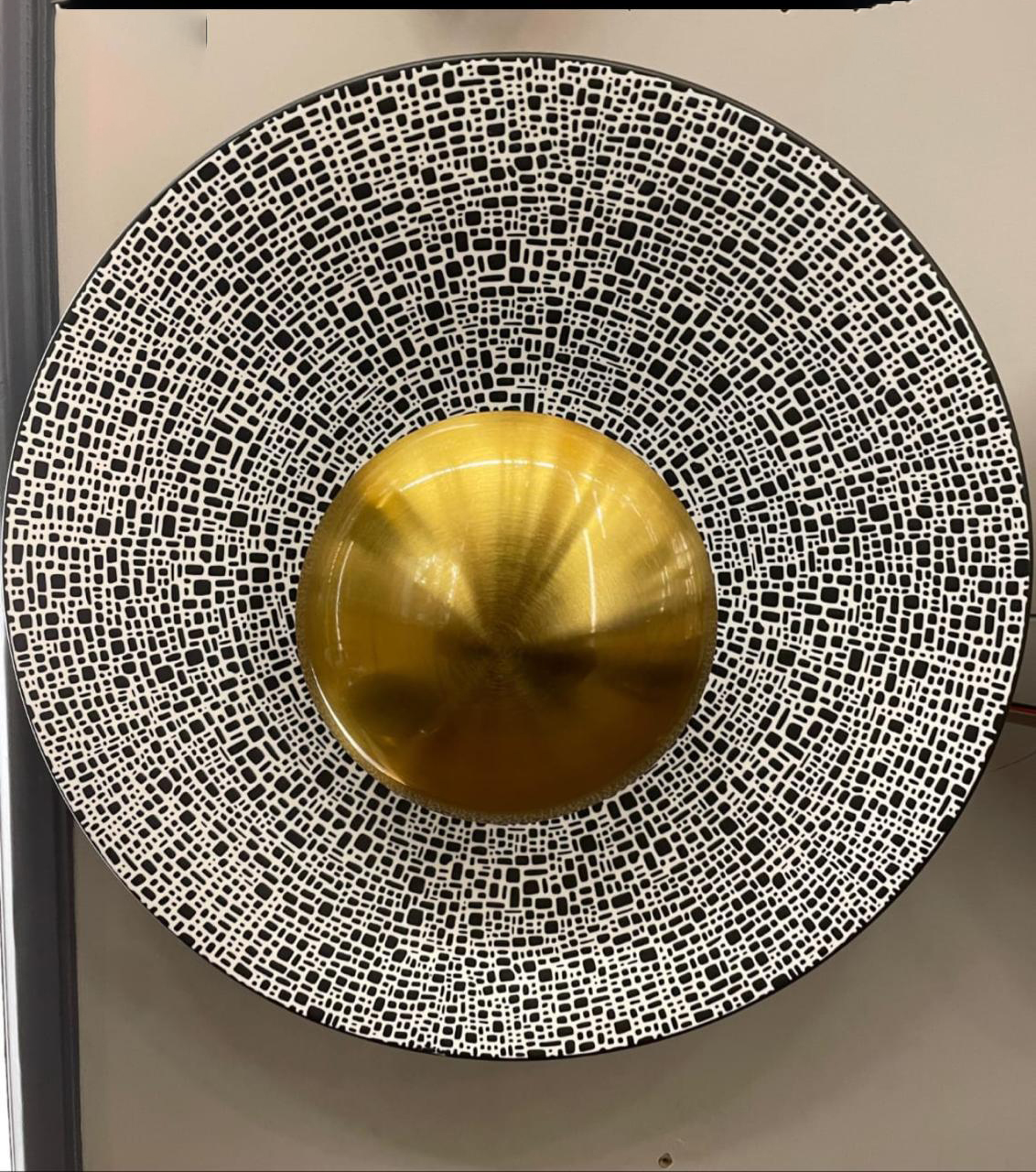 The Golden Mosaic Disc Sconce
