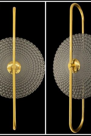 The Gilded Radial Disc Sconce