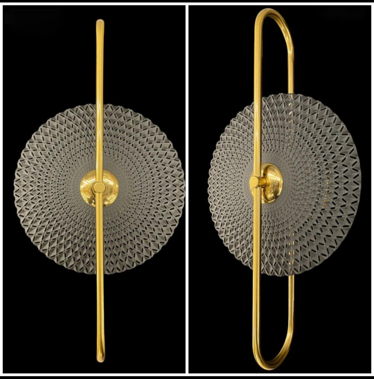 The Gilded Radial Disc Sconce