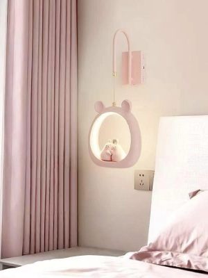 The Pink Bear Cub Wall Sconce