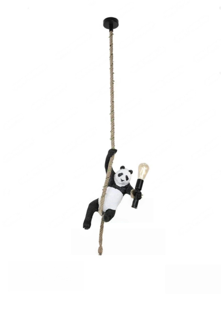 The Climbing Panda Rope Pendant