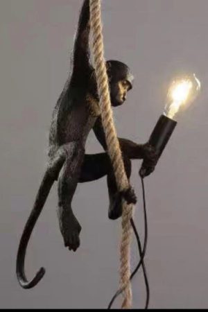 The Swinging Monkey Rope Pendant
