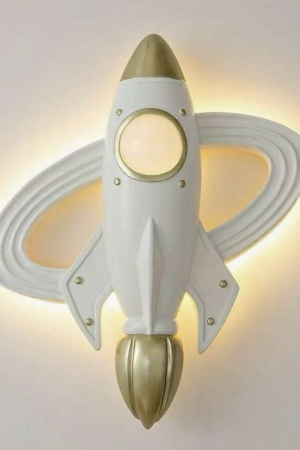 The Retro Rocket Launch Sconce