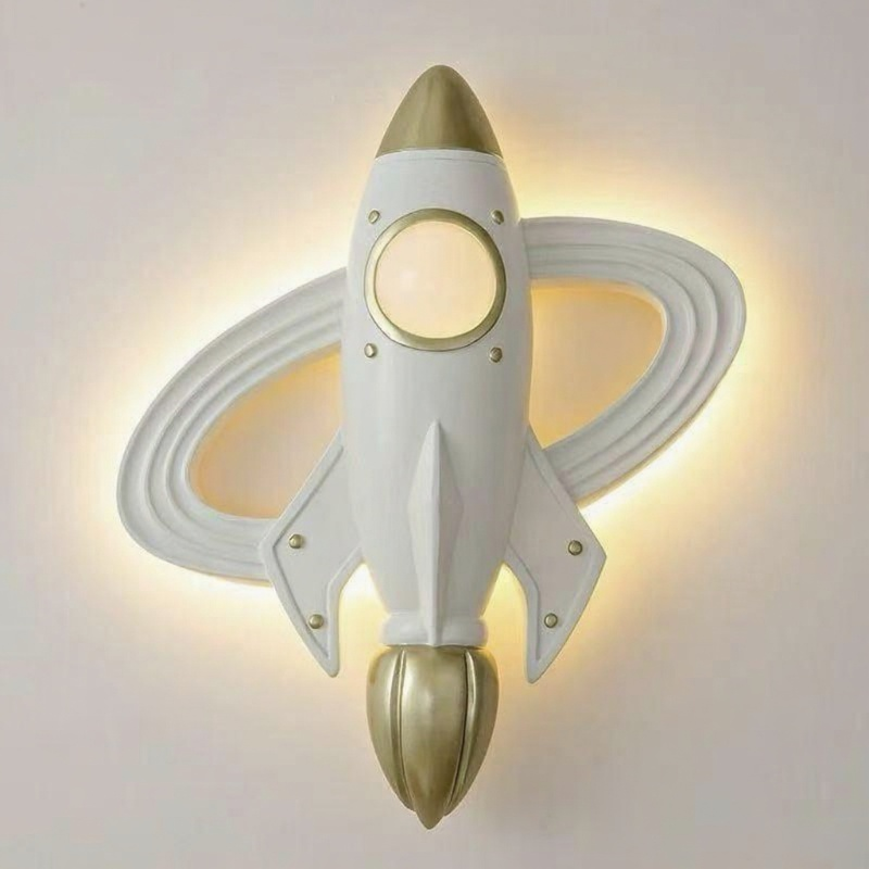 The Retro Rocket Launch Sconce